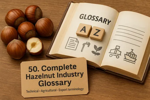 Hazelnut terminology glossary