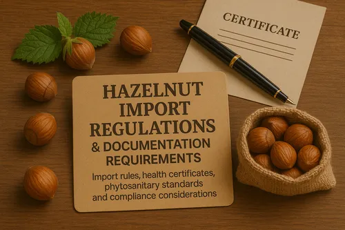 Hazelnut import regulations and compliance documentation